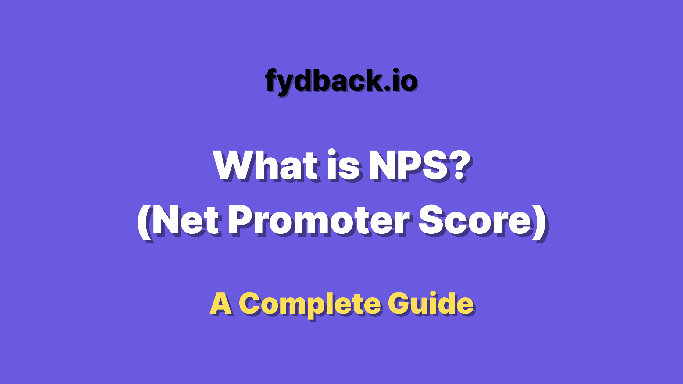 Net Promoter Score (NPS) illustration